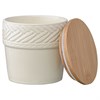Банка для хранения Country Mill, D12 см, светло-бежевая - фото 403935