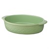Блюдо для запекания Country Mill, 29,8х19 см, светло-зеленое - фото 403955