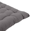Подушка на стул из хлопка серого цвета из коллекции Essential, 40х40 см - фото 404112