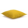 Чехол на подушку из фактурного хлопка горчичного цвета с контрастным кантом из коллекции Essential, 45х45 см - фото 404120