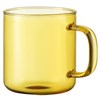 Чашка стеклянная, 350 мл, оранжевая - фото 404669