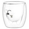 Чашка стеклянная с рисунком Dog, 250 мл - фото 404695
