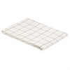Скатерть из хлопка белого цвета в клетку из коллекции Essential, 170х170 см - фото 405128