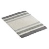 Коврик для ванной из хлопка с серой полоской коллекции Essential, 50х80 см - фото 405249