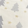 Плед из хлопка с новогодним рисунком Magic forest из коллекции New Year Essential, 130х180 см - фото 405305