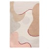 Ковер из хлопка бежевого цвета с авторским принтом из коллекции Freak Fruit, 160х230 см - фото 405784