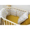 Бортик в кроватку из сатина с принтом Dinosauria world из коллекции Tiny world, 360х35х5 см - фото 405888
