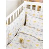 Бортик в кроватку из сатина с принтом Dinosauria world из коллекции Tiny world, 360х35х5 см - фото 405891