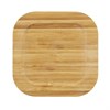 Набор стеклянных квадратных контейнеров с бамбуковыми крышками, 3 шт. - фото 407123