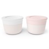 Набор из 2-х соусниц с крышками MB Temple, 20 мл, white natural + pink natural - фото 407196