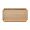 Поднос деревянный прямоугольный Bernt, 25х14 см, бук - фото 407331