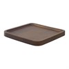 Поднос деревянный квадратный bernt, 20х20 см, орех - фото 407344