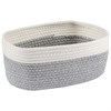 Корзина для хранения Filis, 30х22х14 см, кремовая/светло-серая - фото 407432