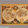 Старинная карта мира, 71х50 см - фото 43849