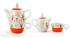 Набор для чая "Семейный" на 2 персоны, 22 см: чайник заварочный, 2 чашки - фото 45950