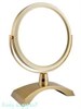 Настольное зеркало "Gold", двухстороннее, 18 см. - фото 47540
