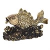 Фигурка декоративная Золотая рыбка цвет: сусальное золото L20W9H12см - фото 68309