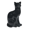 Фигура декоративная Кошка черная L12W9H20см - фото 69693
