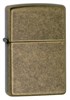 Широкая зажигалка Zippo Classic Antique Brass 201FB - фото 95295