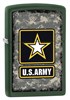 Широкая зажигалка Zippo U.S. Army 28631 - фото 96108