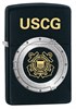 Широкая зажигалка Zippo USCG 28623 - фото 96114