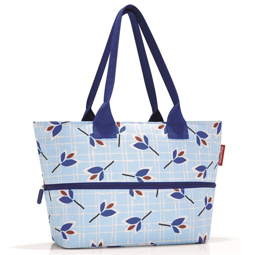 Сумка shopper e1 leaves blue - фото 240967