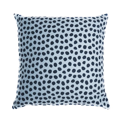 Чехол для подушки из хлопка с принтом funky dots, серо-голубой cuts&pieces, 45х45 см - фото 241970