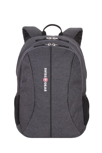 Рюкзак SWISSGEAR 13'', cерый, ткань Grey Heather/ полиэстер 600D PU , 33х16х45 см, 23 л - фото 257449