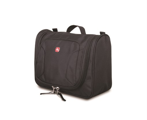 Несессер SWISSGEAR «TOILETRY KIT»,  дорожный, чёрный, 27х11х22 см - фото 257528