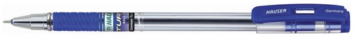 Шариковая ручка Hauser Turbo, пластик, цвет синий - фото 257957