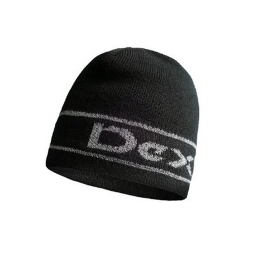 Шапка водонепроницаемая Dexshell, черная с надписью S/M 56-58 см - фото 260888