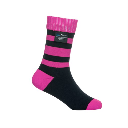 Водонепроницаемые носки детские DexShell Waterproof Children Socks L (20-22 см) розовые - фото 309562