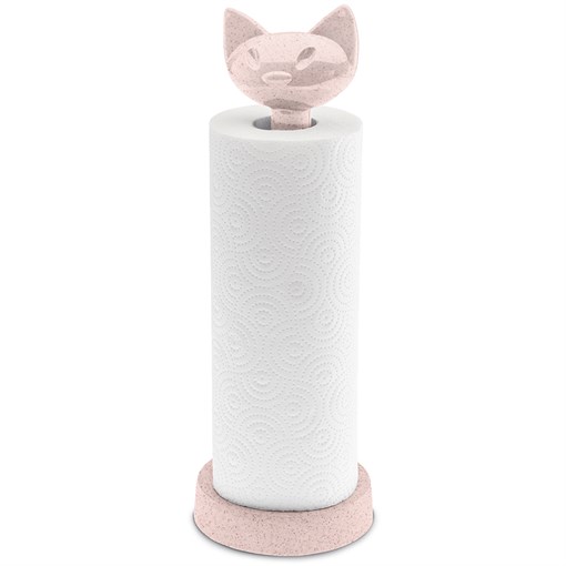 Держатель для бумажных полотенец miaou, organic, розовый - фото 317394