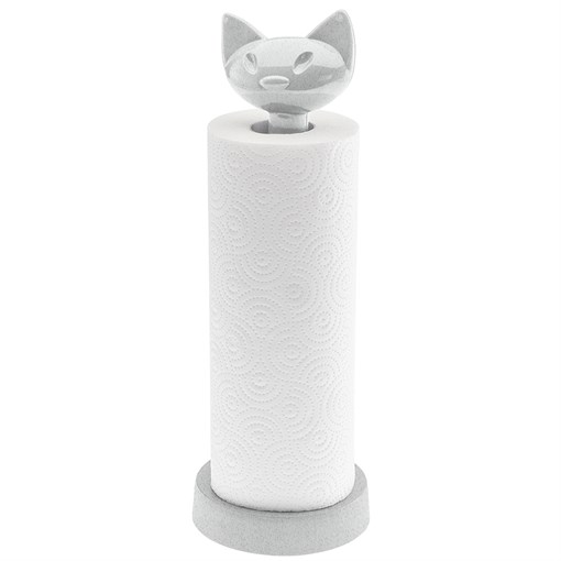 Держатель для бумажных полотенец miaou, organic, серый - фото 317397