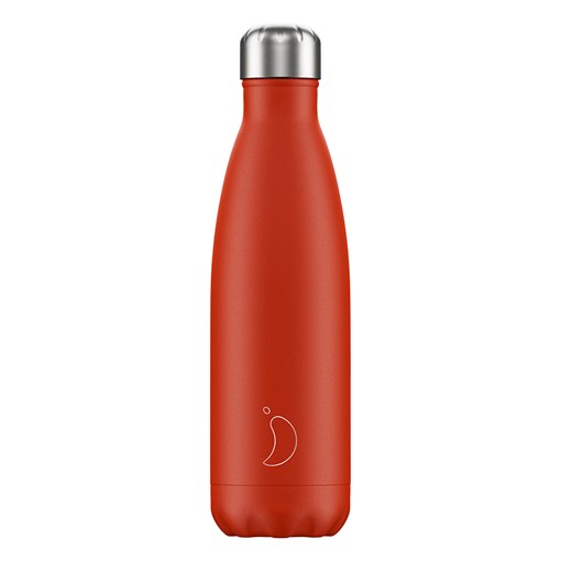 Термос chilly's bottles, neon, red, 500 мл - фото 317618