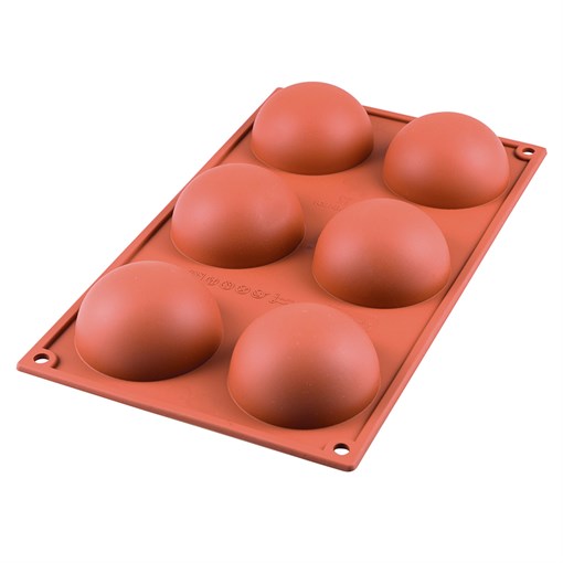 Форма для приготовления пирожных half sphere 18,5 х 33,5 см силиконовая - фото 318157