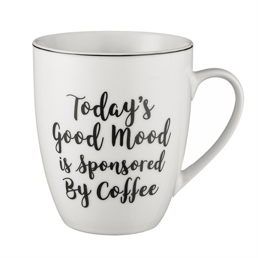 Кружка carnaby script 350 мл good mood - фото 319944