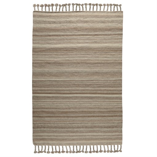 Ковер из шерсти и хлопка с кисточками из коллекции ethnic, 70х160 см - фото 320005