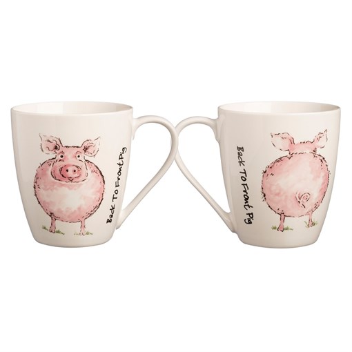 Чашка back to front pig 350 мл - фото 323203