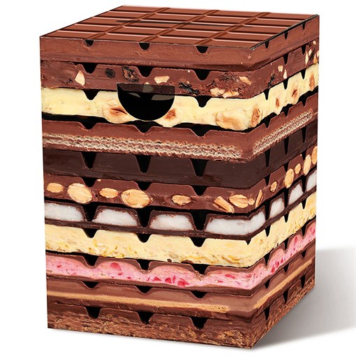 Табурет картонный remember, chocolate - фото 324786
