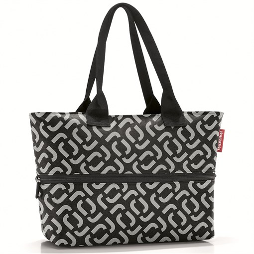 Сумка shopper e1 signature black - фото 326222