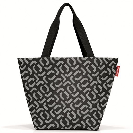 Сумка shopper m signature black - фото 326268
