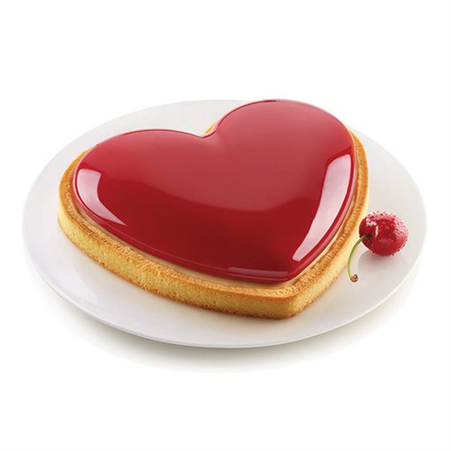 Форма для приготовления торта и пирожного mon amour 18,8 х 15,8 х 2,6 см силиконовая - фото 326518