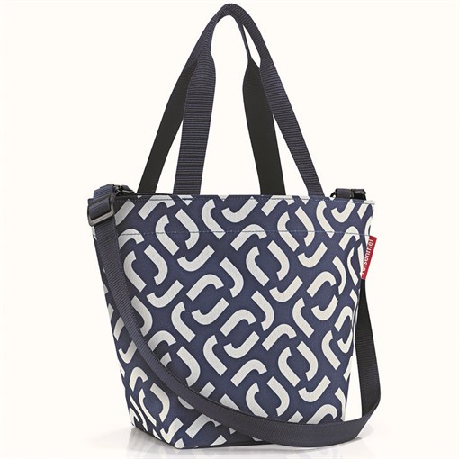 Сумка shopper xs signature navy - фото 327311