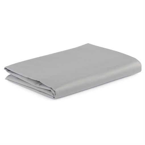 Простыня детская из сатина светло-серого цвета из коллекции essential, 160х270 см - фото 327947