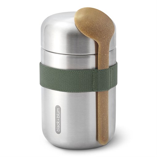 Термос для еды food flask b, 400 мл, оливковый - фото 328757