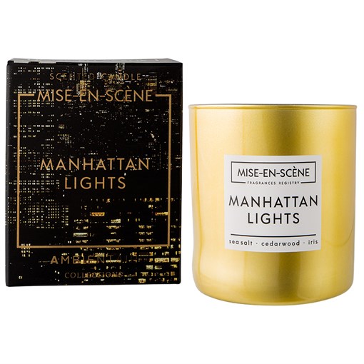 Свеча ароматическая mise en scene manhattan lights 50 ч (новая) - фото 328798