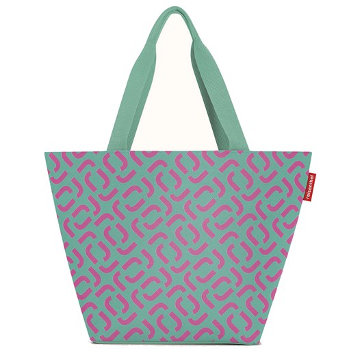 Сумка shopper m signature spectra green - фото 329190
