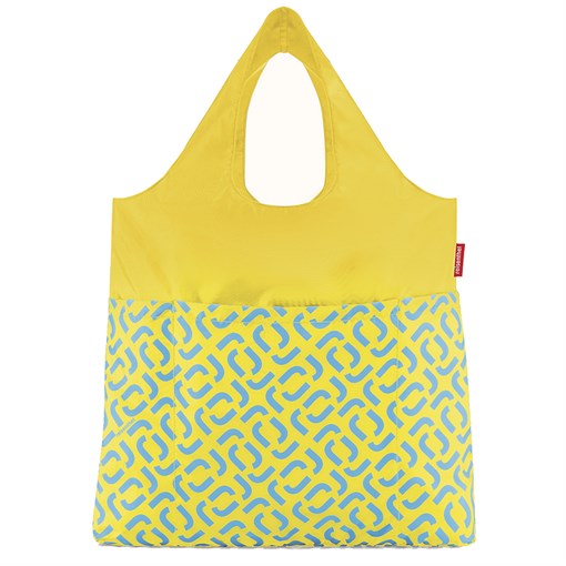 Сумка складная mini maxi shopper plus signature lemon - фото 329196