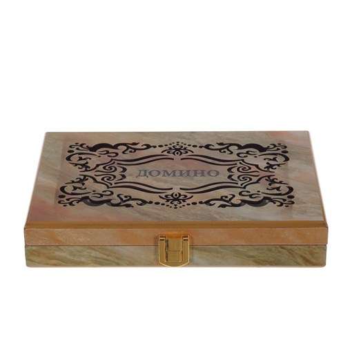 Игра настольная "Домино", L20,5 W4 H12 см - фото 329285
